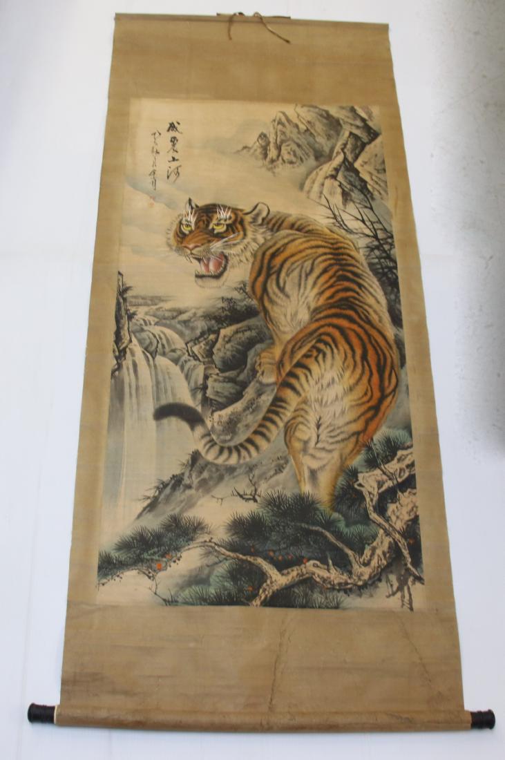JAPANESE HAND PAINTED SCROLL (1 of 3)