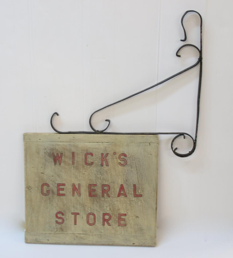 HAND PAINTED STORE SIGN (1 of 2)