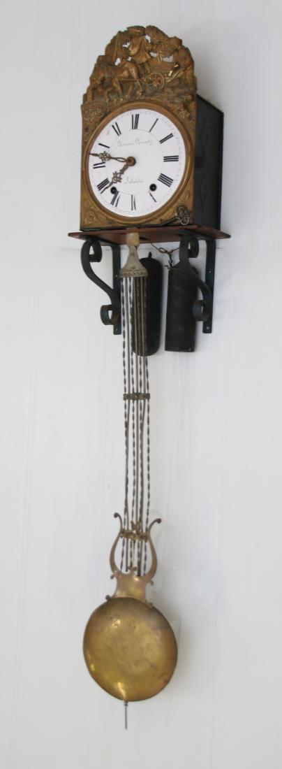 BRASS WALL CLOCK (1 of 2)