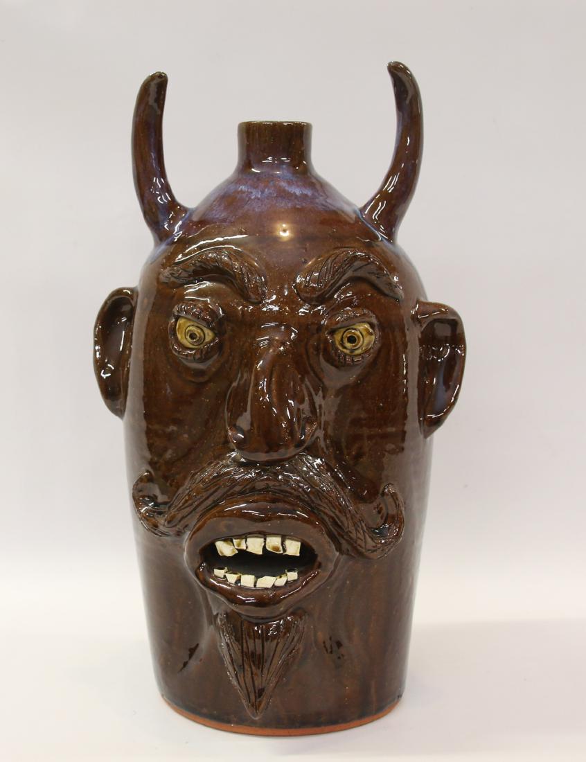 POTTERY FACE JUG (1 of 3)