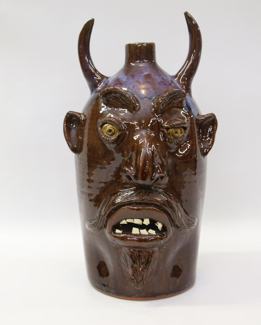 POTTERY FACE JUG (1 of 4)