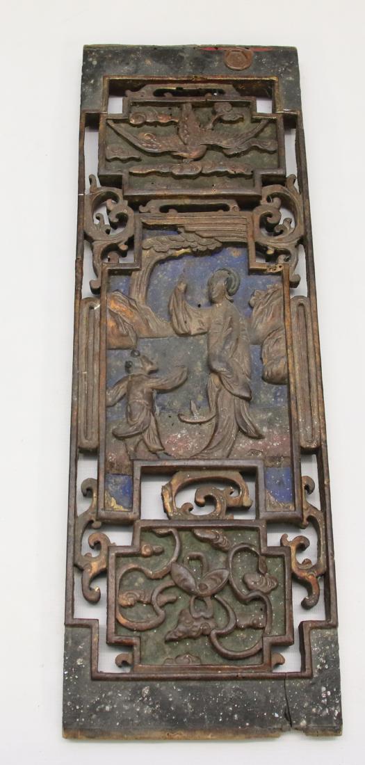 CARVED WOODEN PANEL (1 of 2)