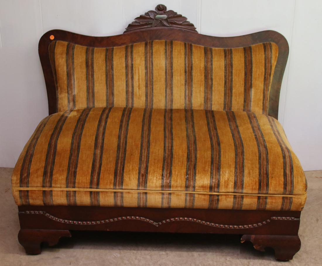 WALNUT EMPIRE SETTEE (1 of 4)