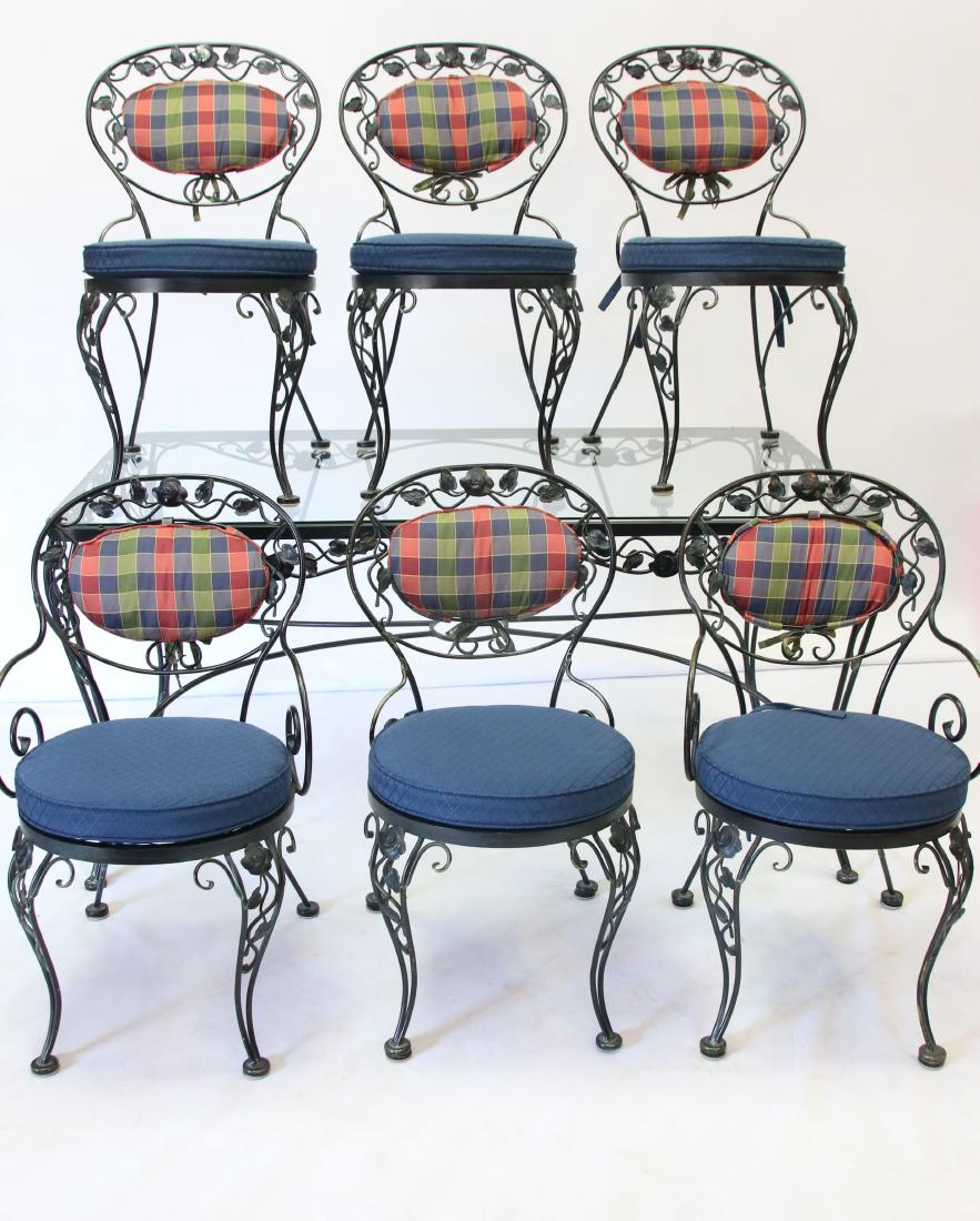 WOODARD TABLE AND CHAIRS (1 of 2)