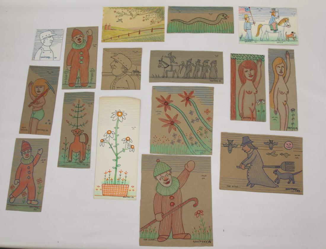 JACK SAVITSKY DRAWING LOT (1 of 2)