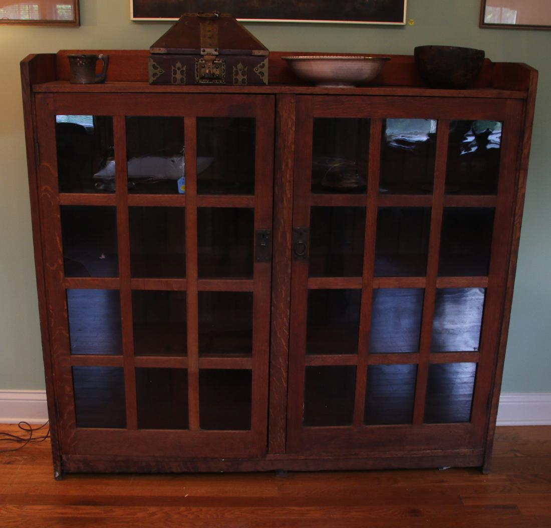 MISSION OAK  BOOKCASE (1 of 5)