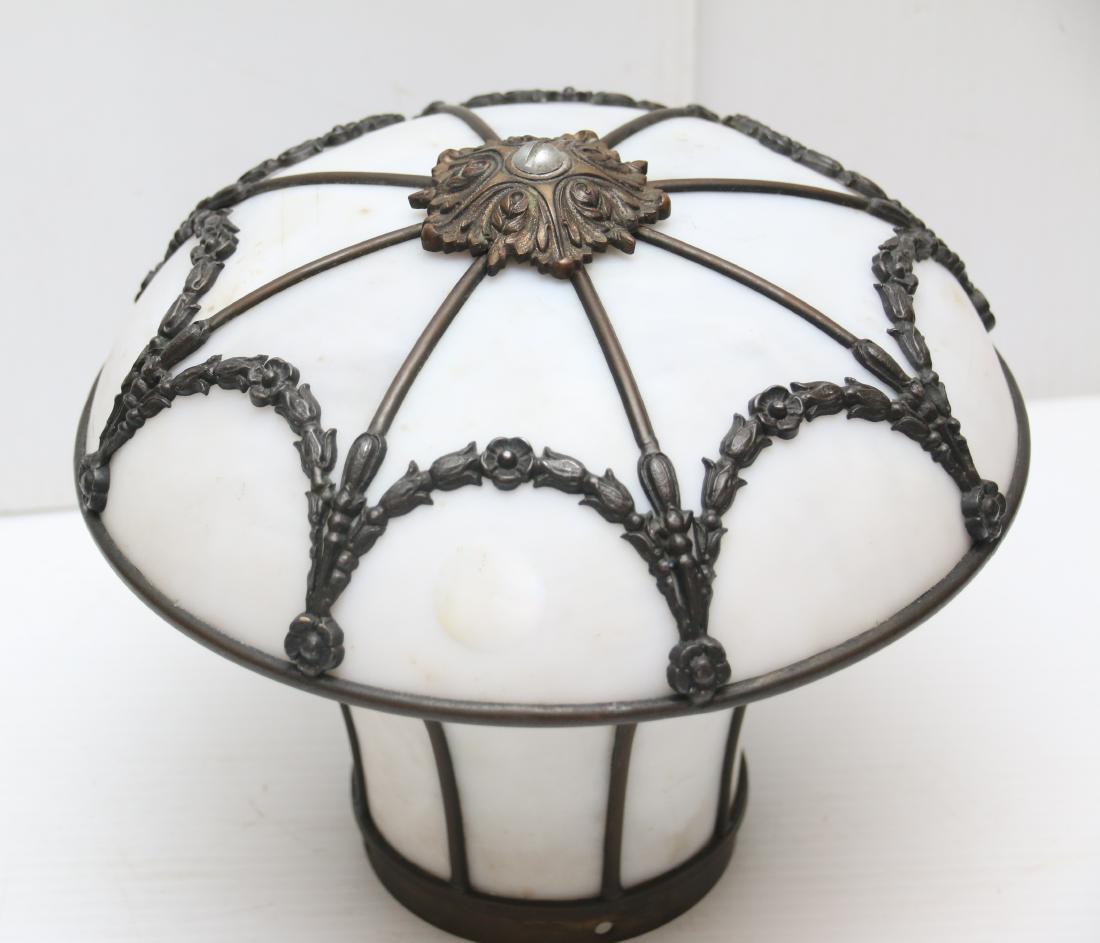 LEADED GLASS CEILING LIGHT (1 of 2)
