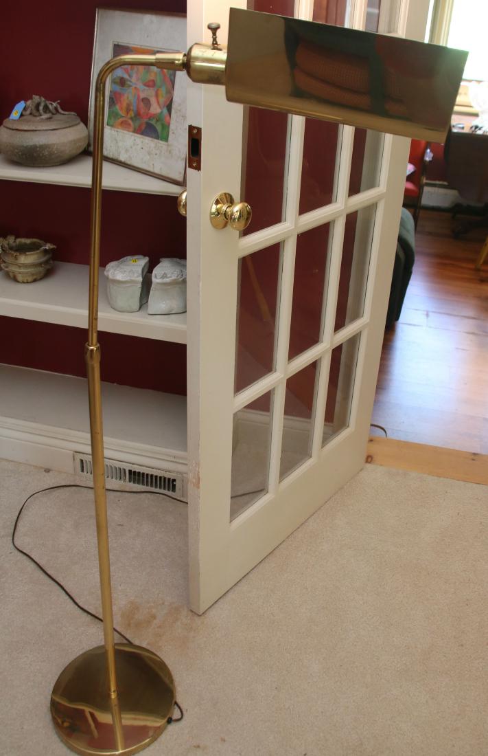 BRASS ADJUSTABLE FLOOR LIGHT (1 of 1)