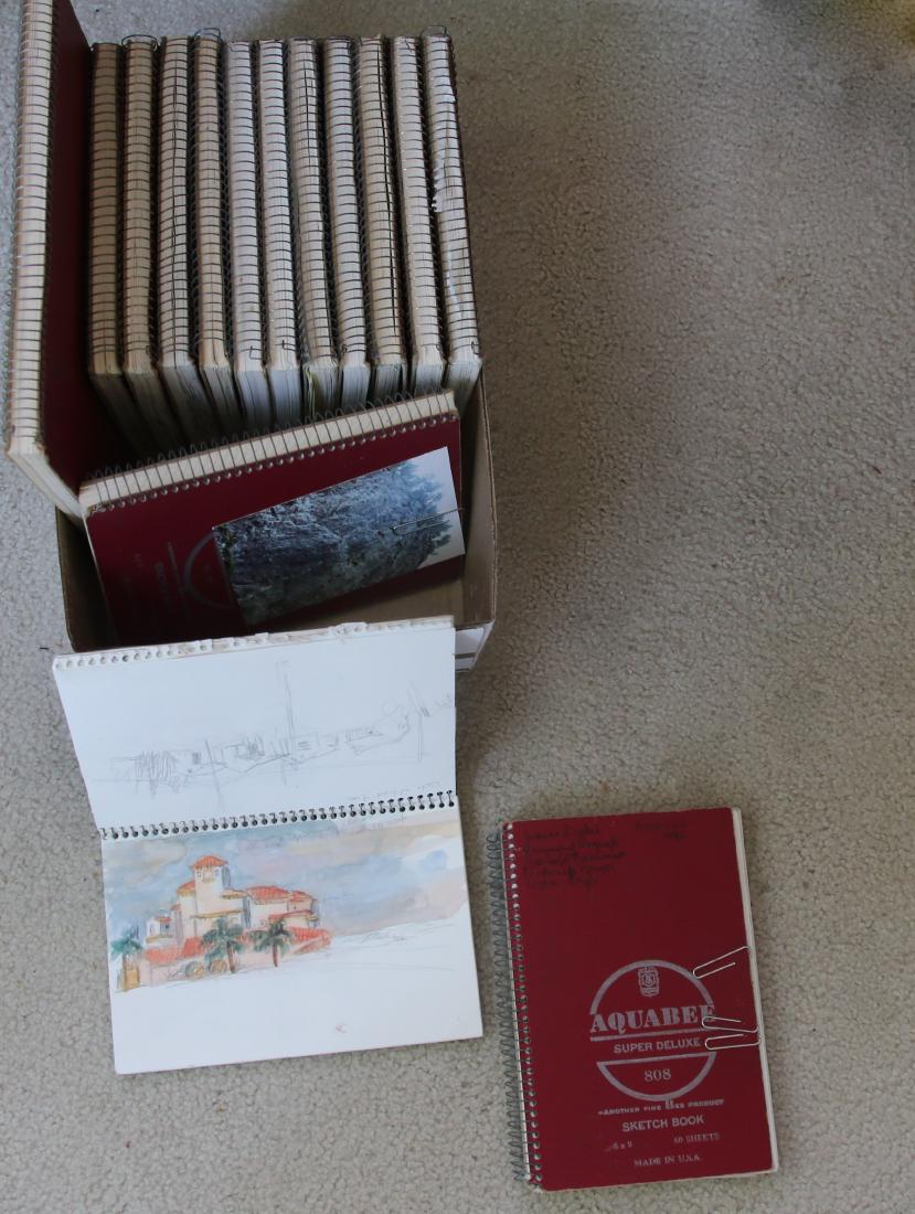 GROUP LOT OF SKETCHBOOKS (1 of 2)