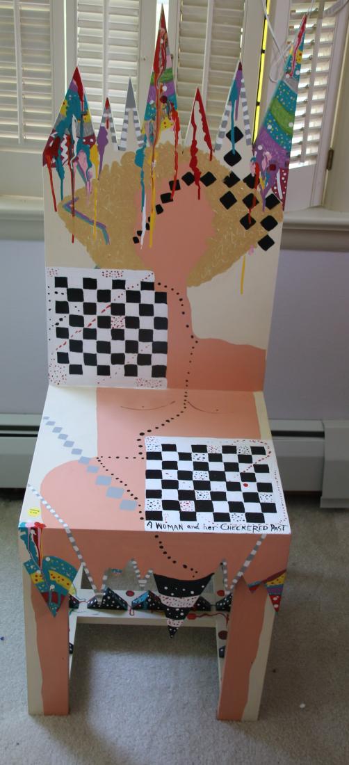 VINTAGE WOODEN TABLE LAMP (1 of 3)