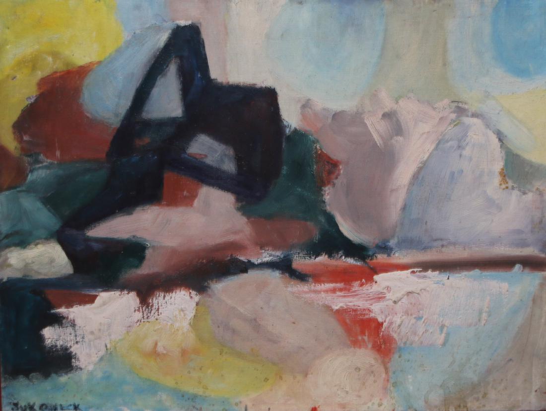 IRIS P. SUKONECK OIL ON BOARD (1 of 5)