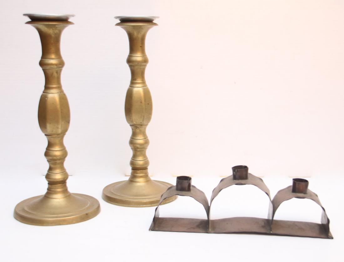 GROUP LOT OF CANDLE HOLDERS (1 of 3)