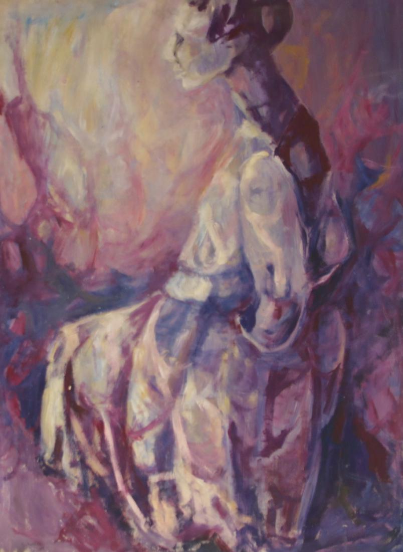 IRIS P. SUKONECK OIL ON BOARD (1 of 5)