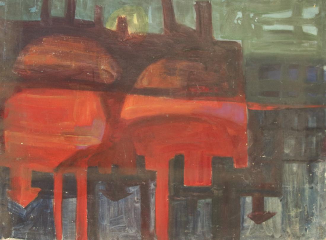 OIL ON BOARD - UNSIGNED (1 of 3)