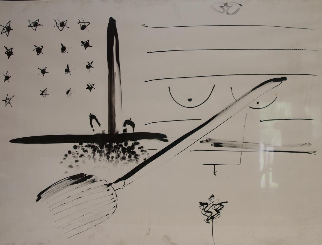 MERLE STEIR INK ON PAPER (1 of 2)