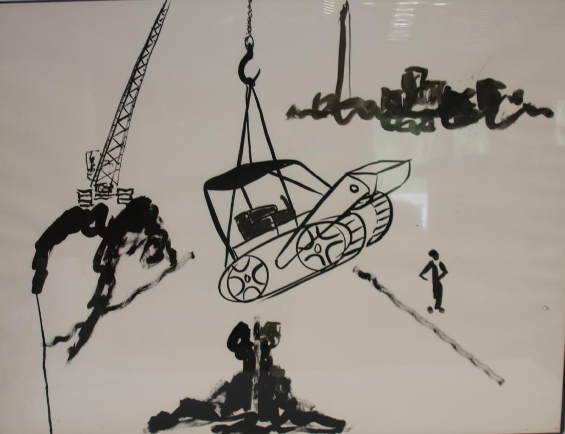 MERLE STEIR INK ON PAPER (1 of 2)