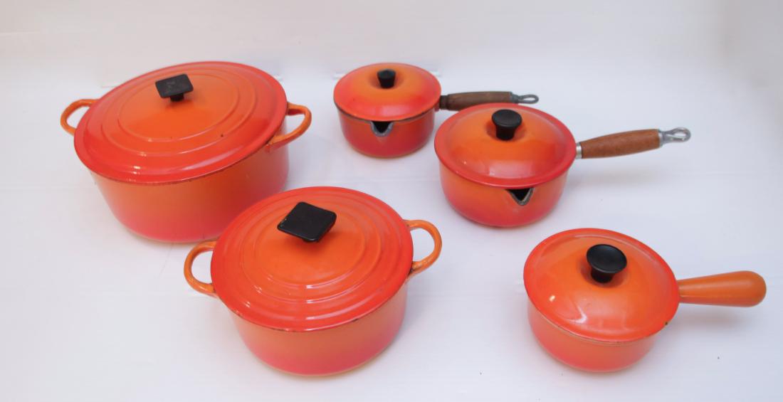 LE CREUSET COOKWARE LOT (1 of 3)