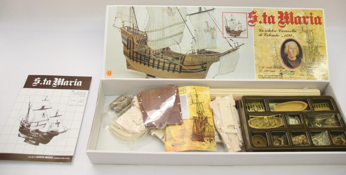 C. Mamoli s.a.s. wooden model kit: Santa Maria, MV 42, 1:50 sc.