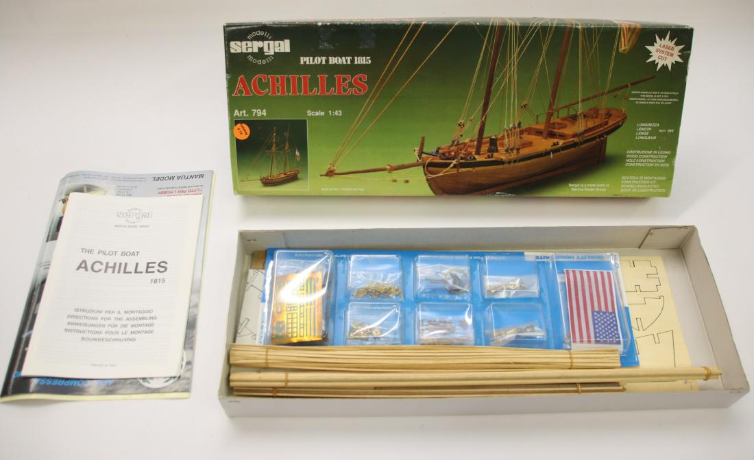 Sergal Modelli wooden model kit: Achilles, #794, 1:43 sc.