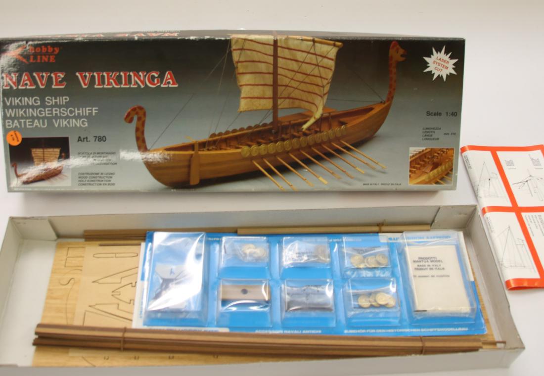 Hobby Line, wooden model kit: Nave Vikinga, #780, 1:40 sc.