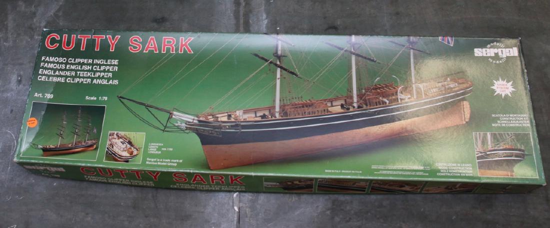 Sergal Modelli wooden model kit: Cutty Sark, Art 789, 1:78 sc.