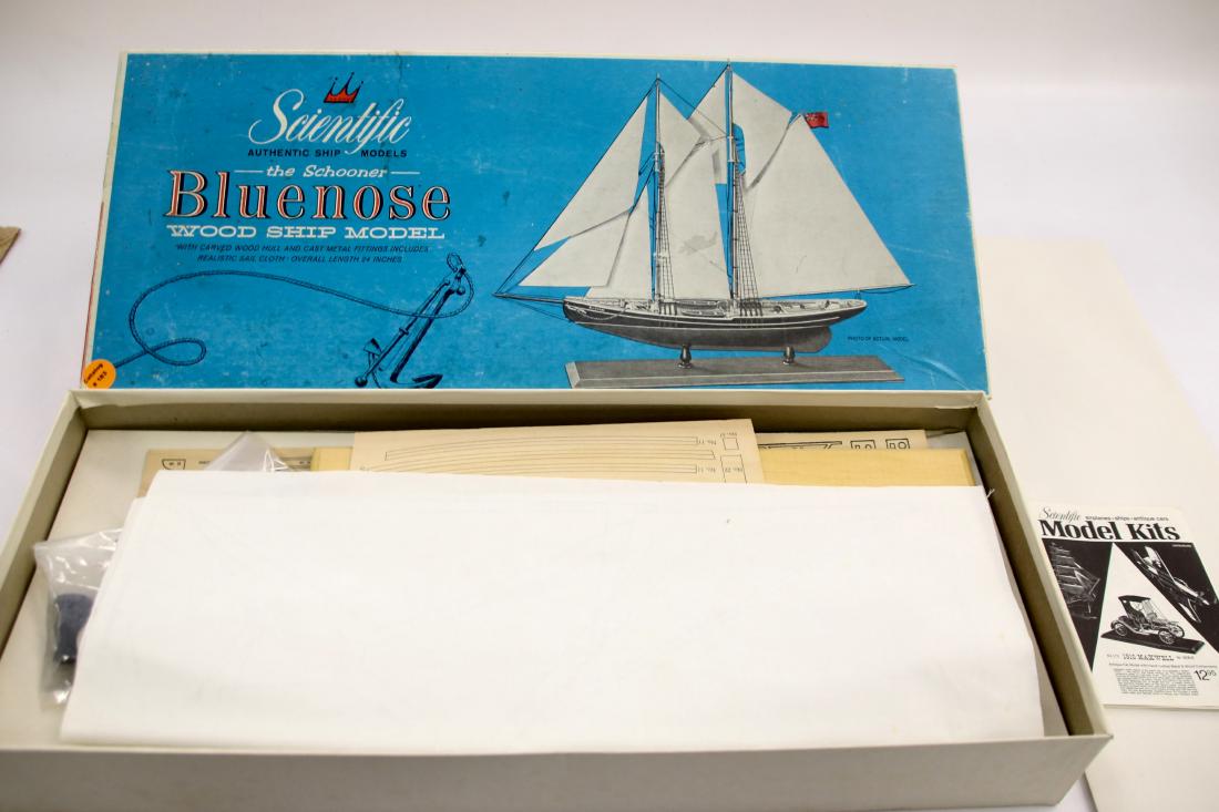 Scientific wooden ship kit: Bluenose, kit # 164-1895