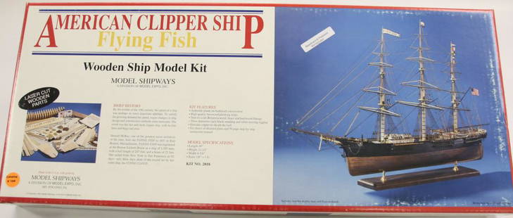 Flying Fish, Clipper Ship Cased Model
