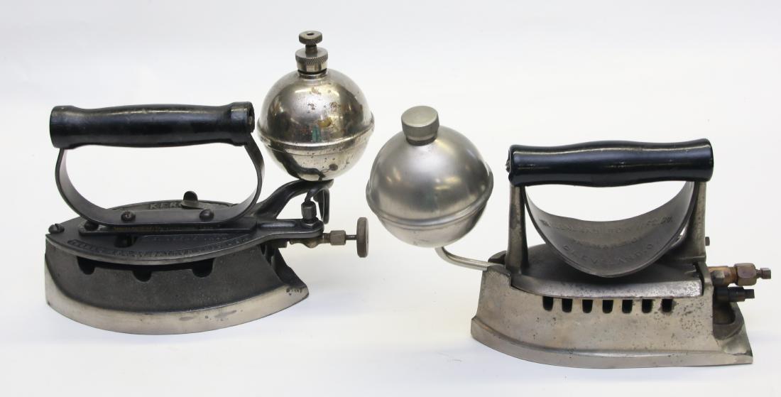 PAIR OF LIQUID GAS JET FUEL IRONS (1 of 6)