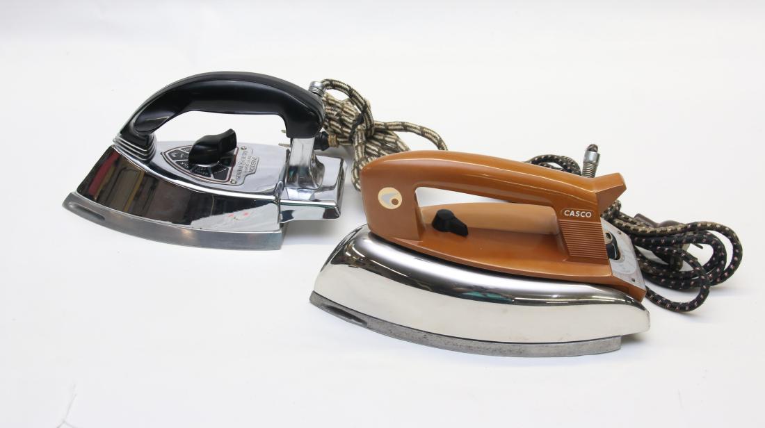 PAIR OF ELECTRIC IRONS (1 of 5)