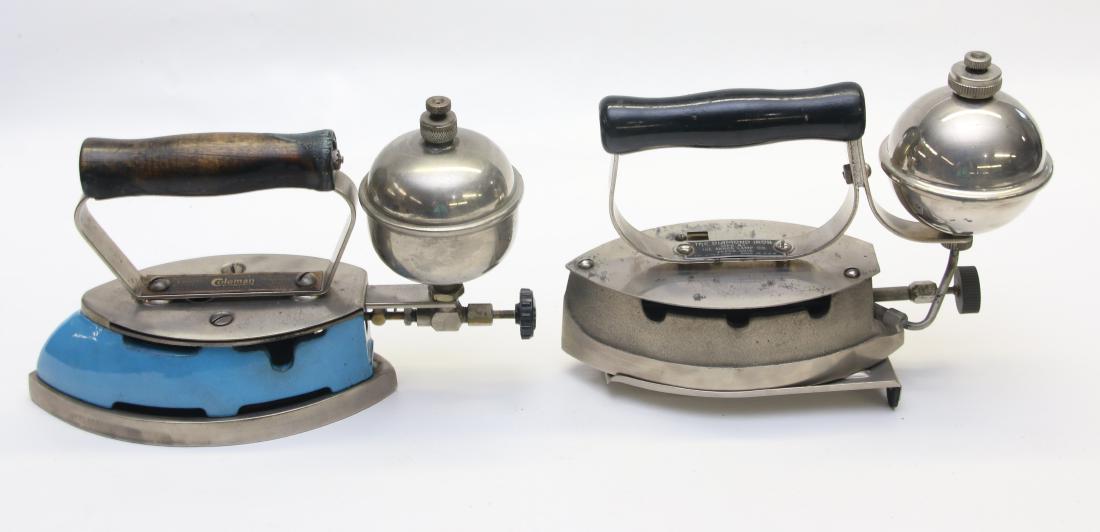 PAIR OF LIQUID FUEL IRONS (1 of 5)