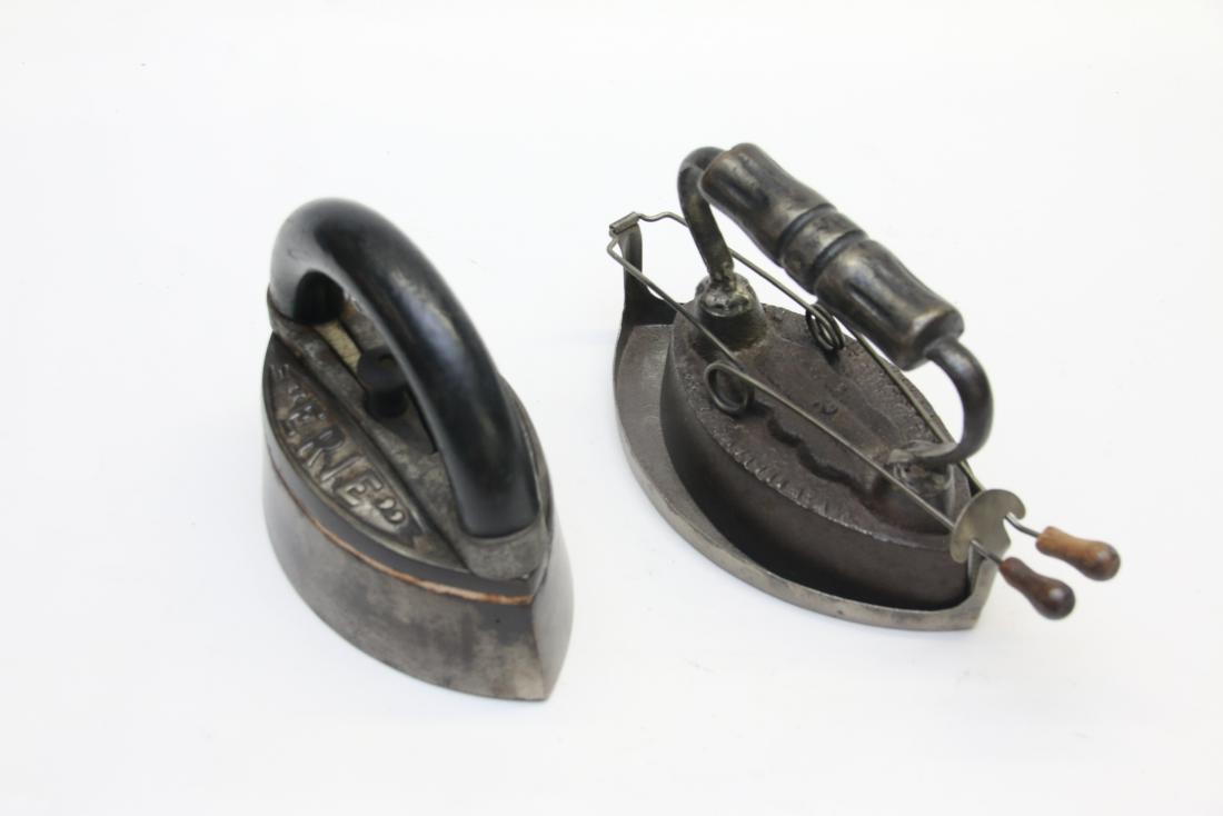 PR. OF ANTIQUE IRONS (1 of 3)
