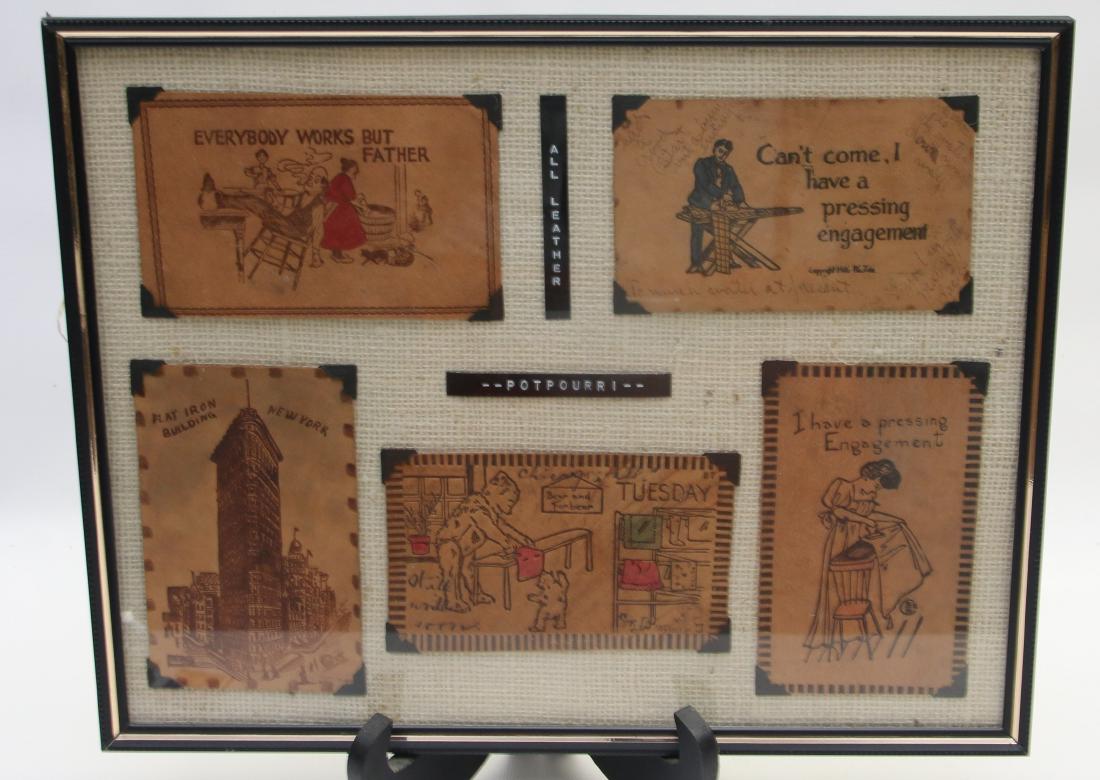 FRAMED ADVERTISING CARD LOT (1 of 6)