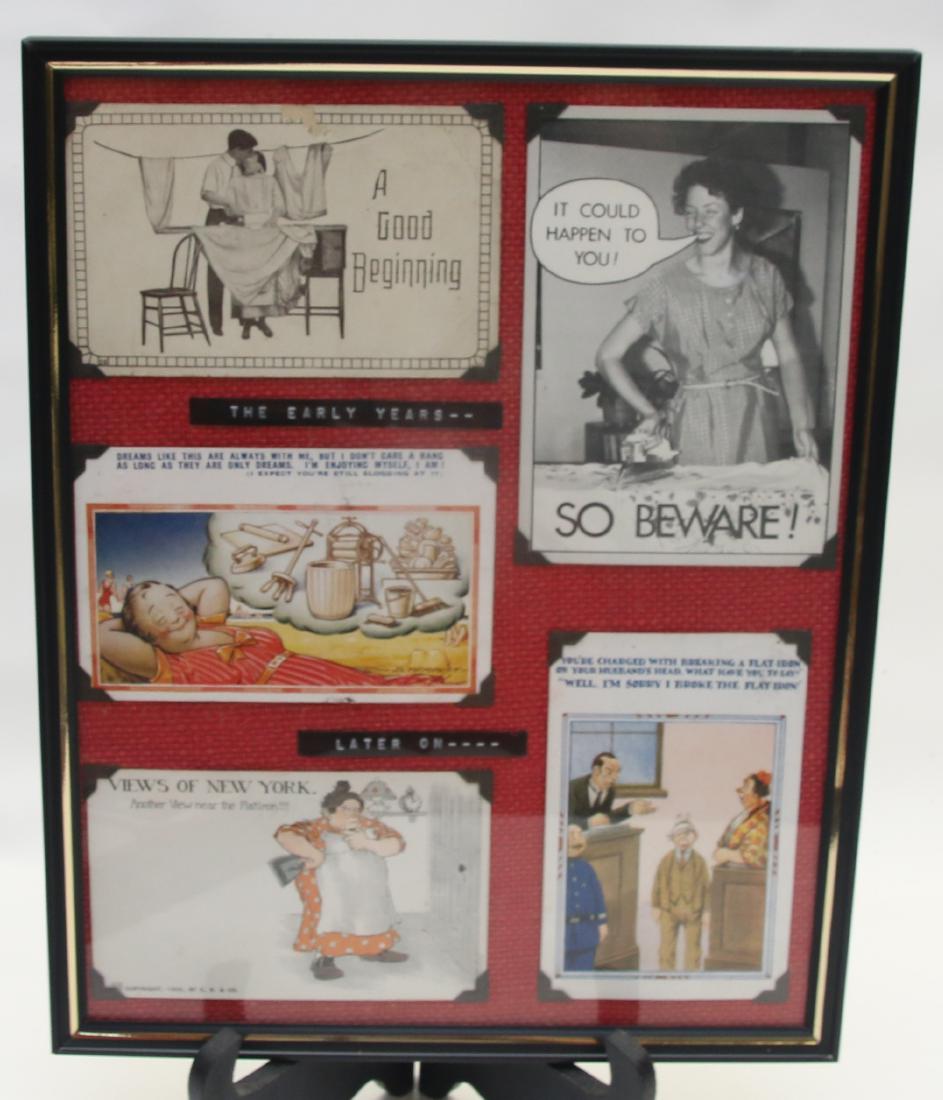 FRAMED ADVERTISING CARD LOT (1 of 4)