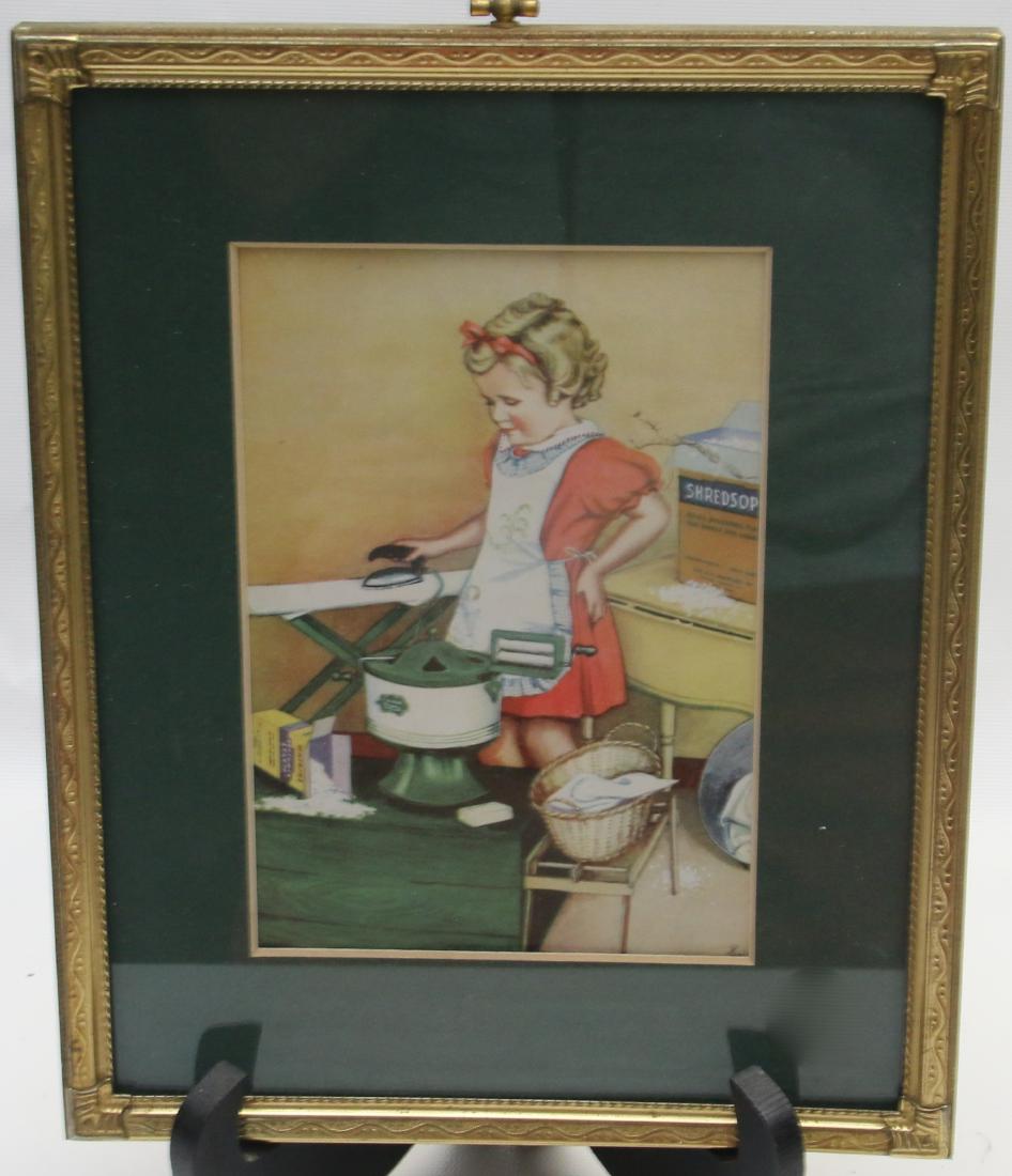 FRAMED ADVERTISING CARD LOT (1 of 3)