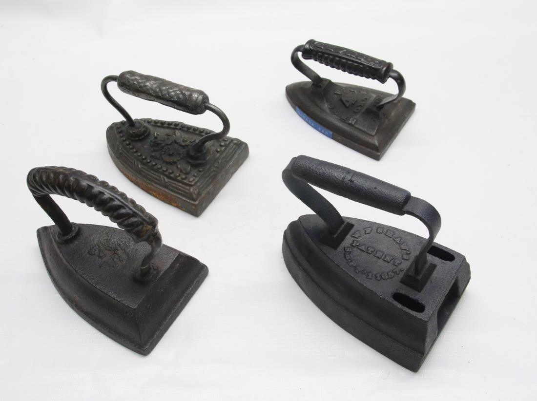 GROUP OF ANTIQUE SAD IRONS (1 of 3)