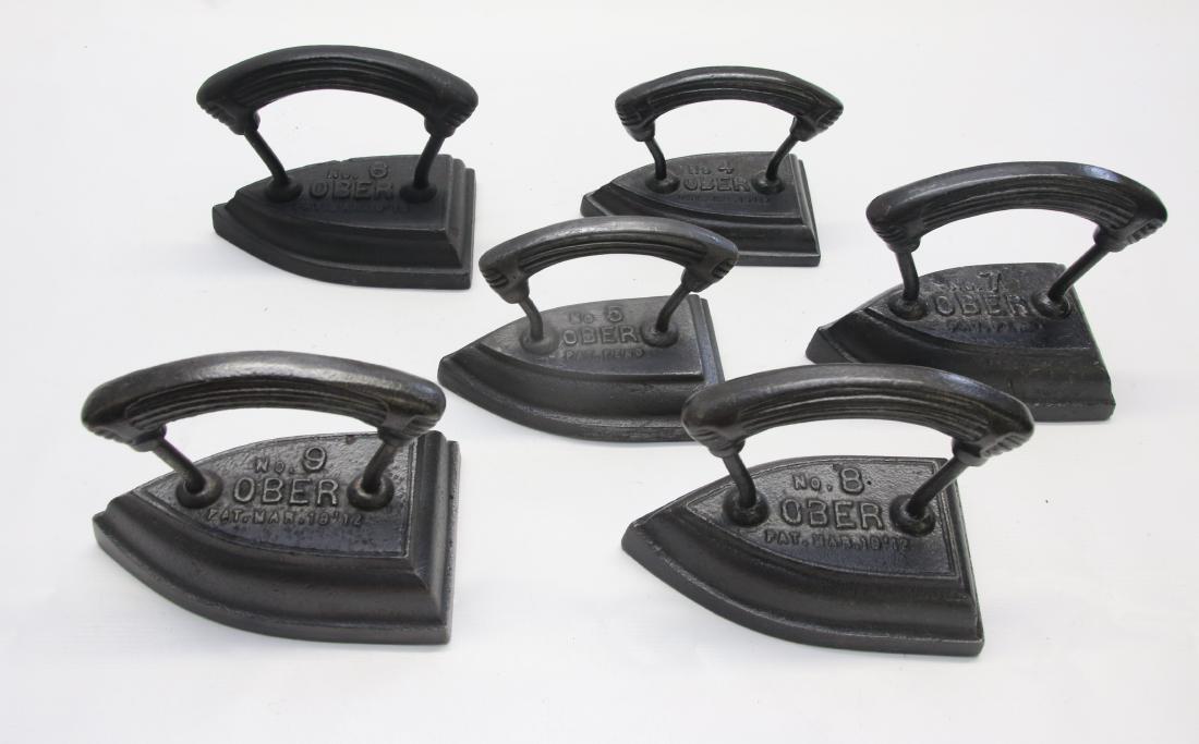 LOT OF OBER SAD IRONS (1 of 3)