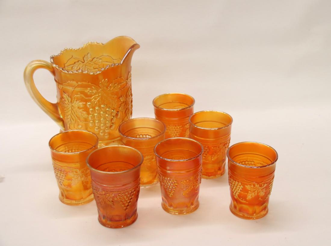 CARNIVAL GLASS WATER SET (1 of 1)