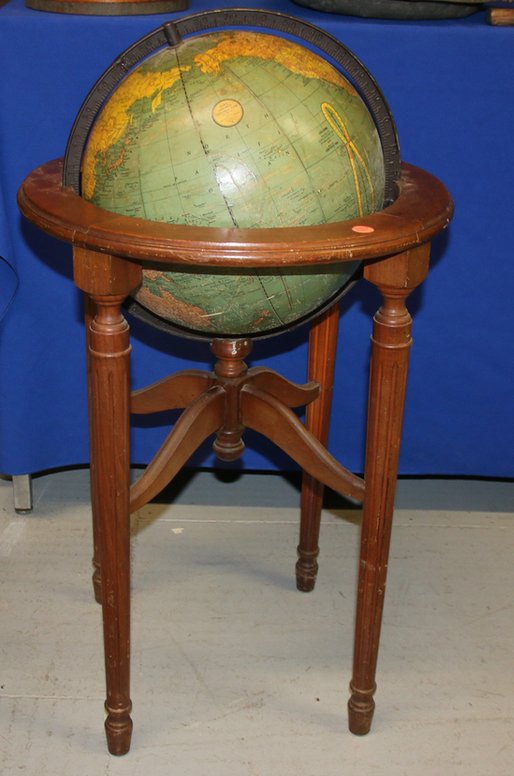 VINTAGE GLOBE W/ STAND (1 of 2)
