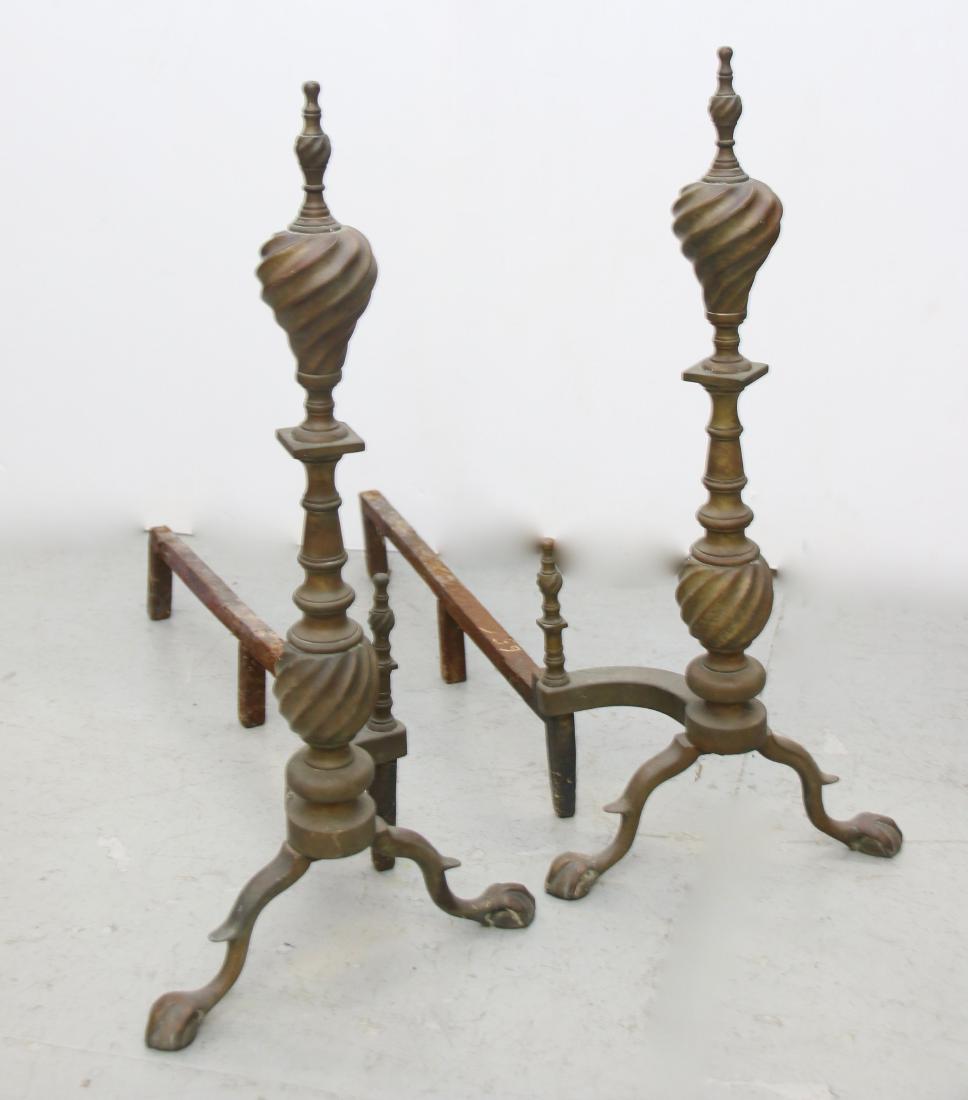 PR. OF BRASS AND-IRONS (1 of 1)