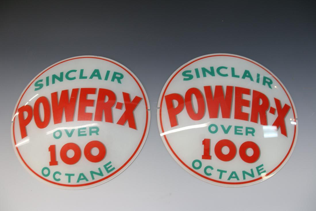 PR. OF VINTAGE GASOLINE SIGNS (1 of 2)