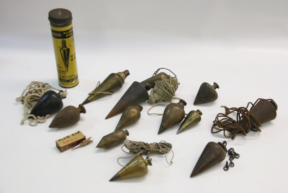 GROUP LOT OF PLUMB BOBS (1 of 1)