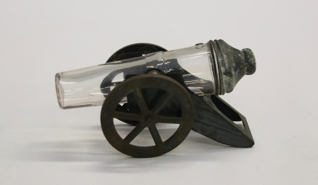 VINTAGE GLASS CANDY CONTAINER (1 of 2)