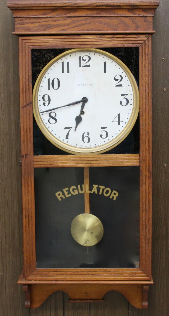 INGRAHAM REGULATOR CLOCK (1 of 6)