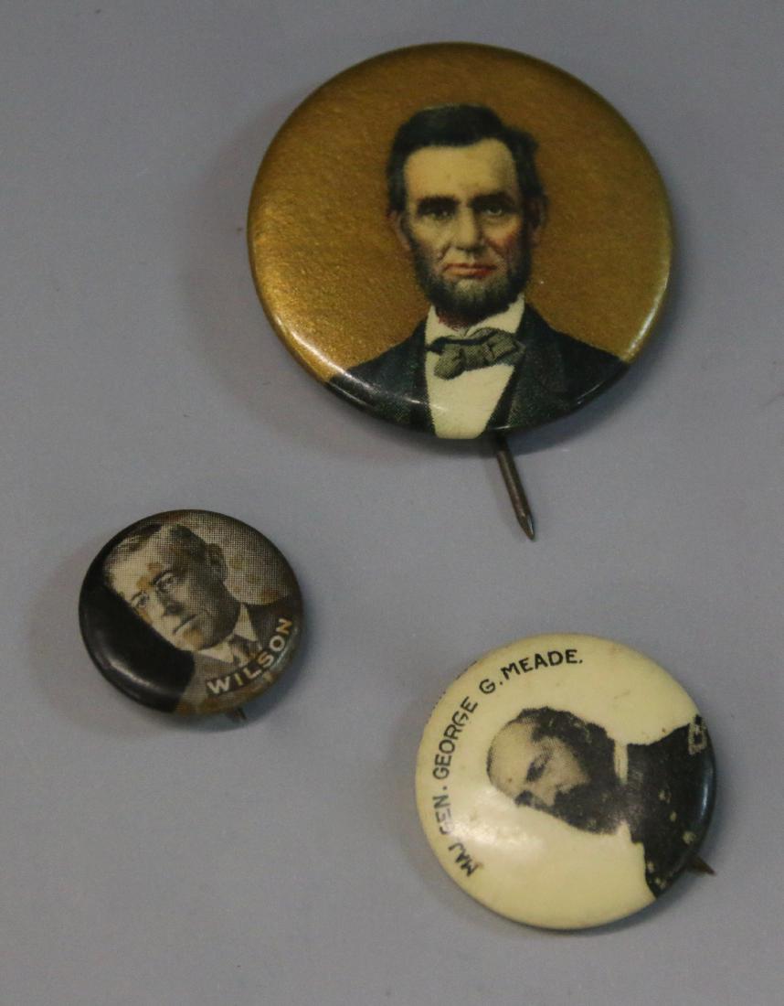 GROUP LOT OF POLITICAL PINS (1 of 3)