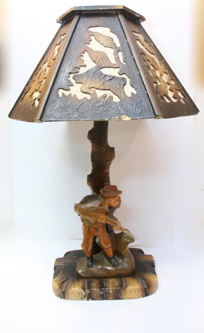 FOLK ART LAMP (1 of 3)