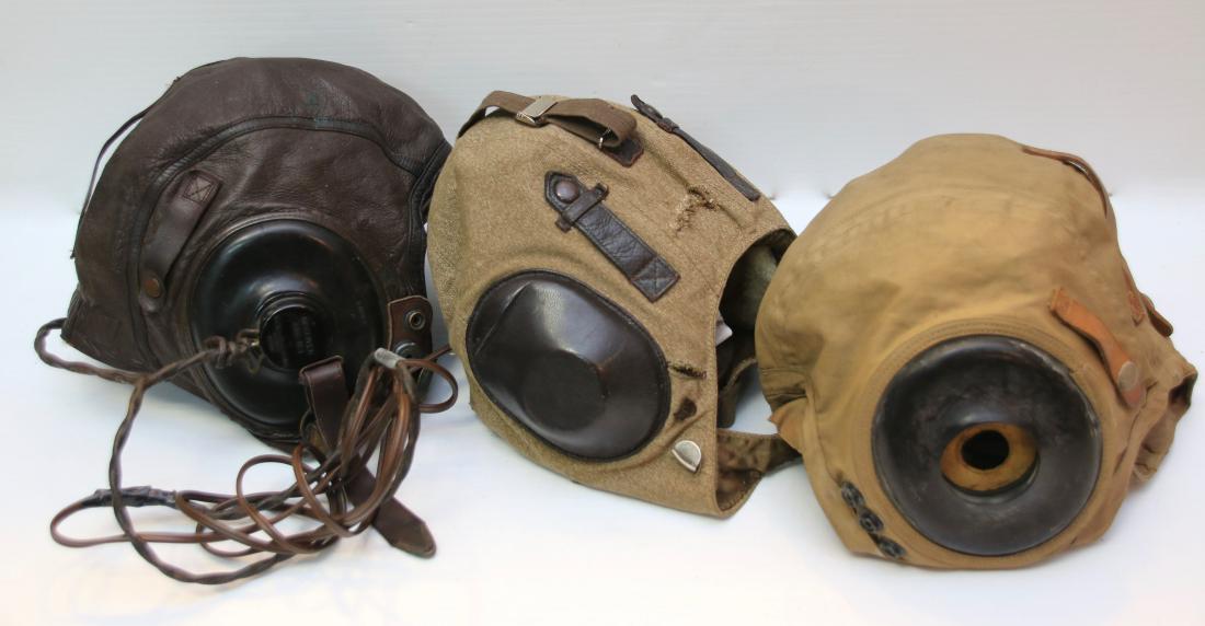 VINTAGE AIR FORCE HELMETS (1 of 6)