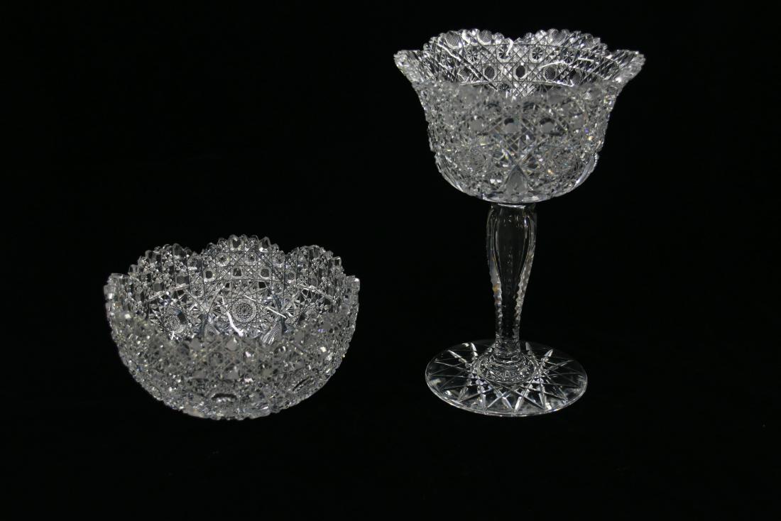 BRILLIANT CUT GLASS LOT (1 of 5)