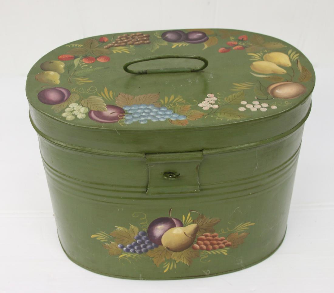 VINTAGE TIN STORAGE CONTAINER (1 of 4)