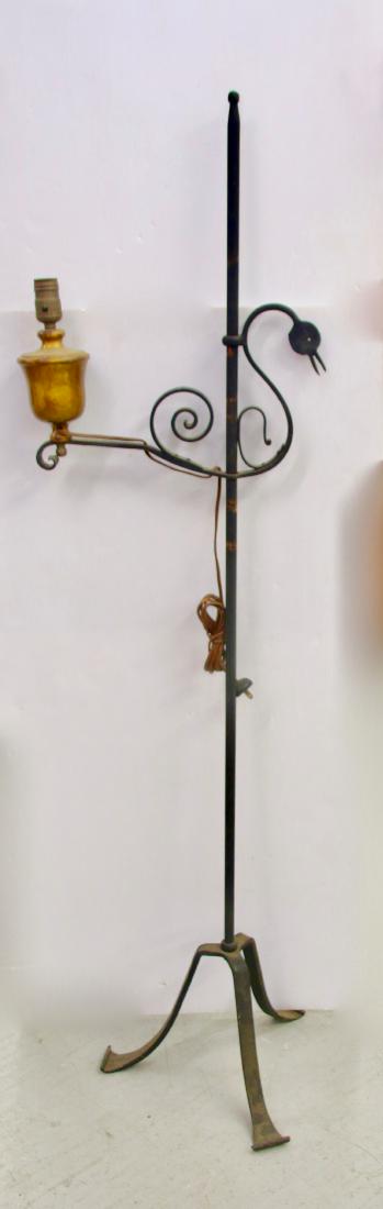 WROUGHT IRON FLOOR LAMP (1 of 2)