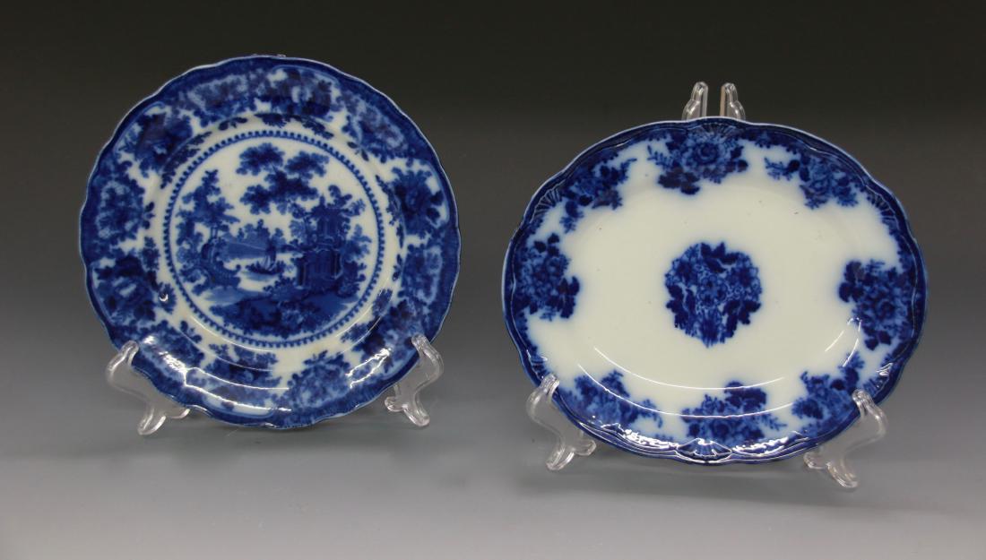 PR. OF FLOW BLUE PLATES (1 of 3)